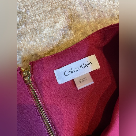 Calvin Klein Red Dress size 2 - Picture 4 of 6